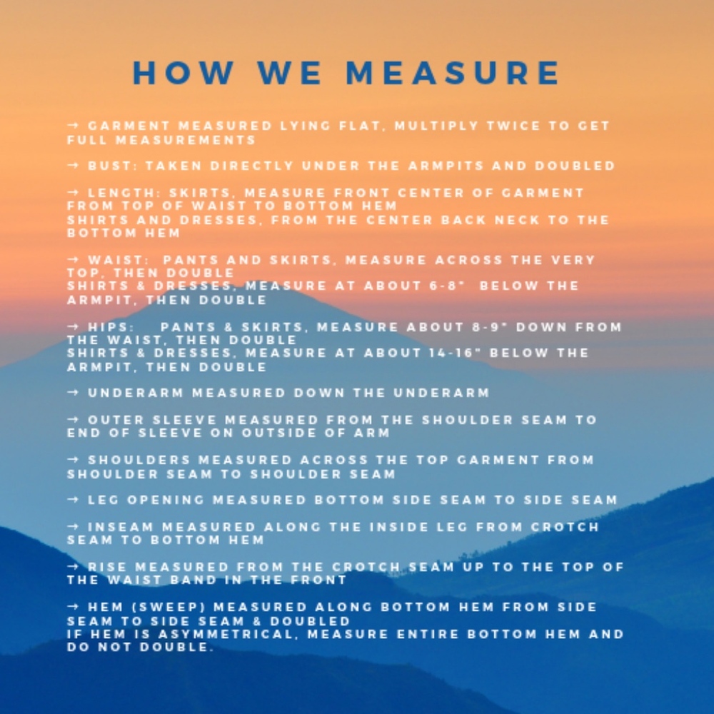 HOW WE MEASURE 💙
